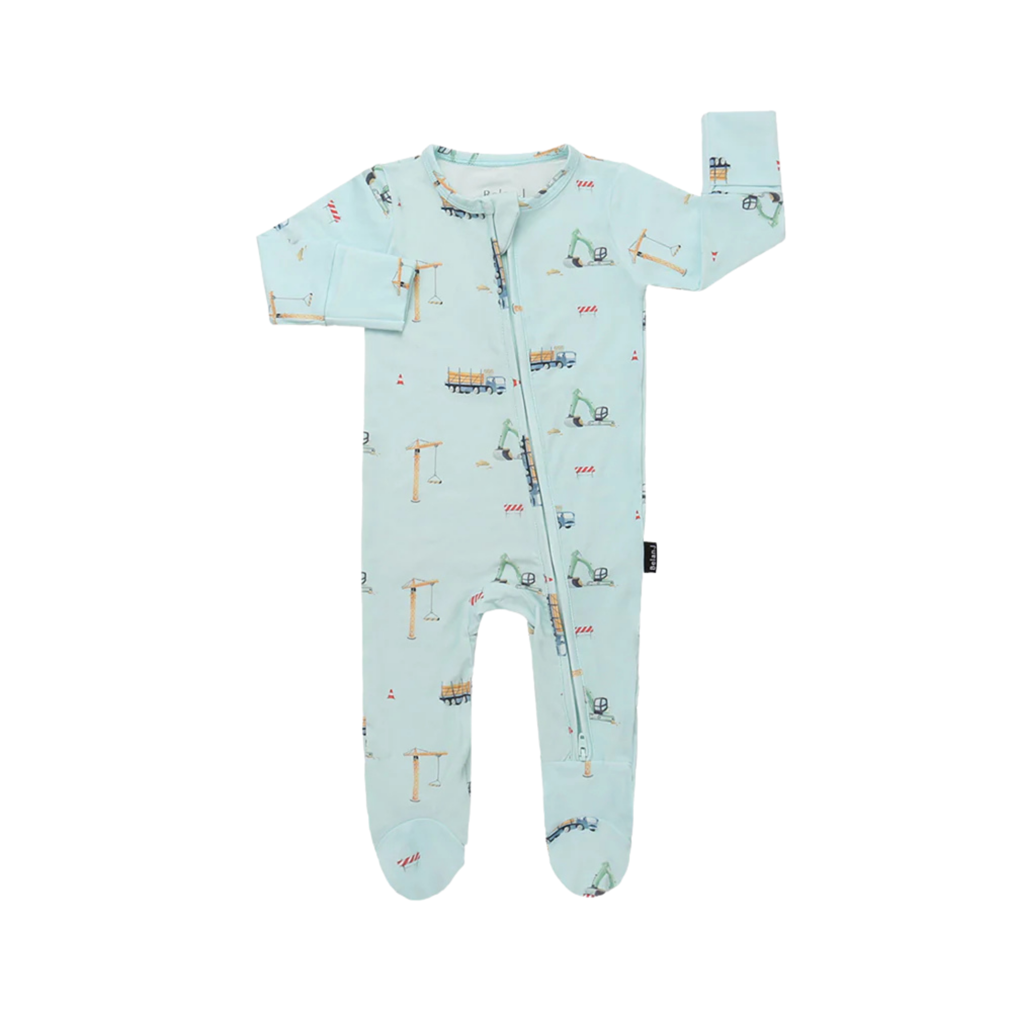 BELAN J Footed Zipper Sleeper - Construction