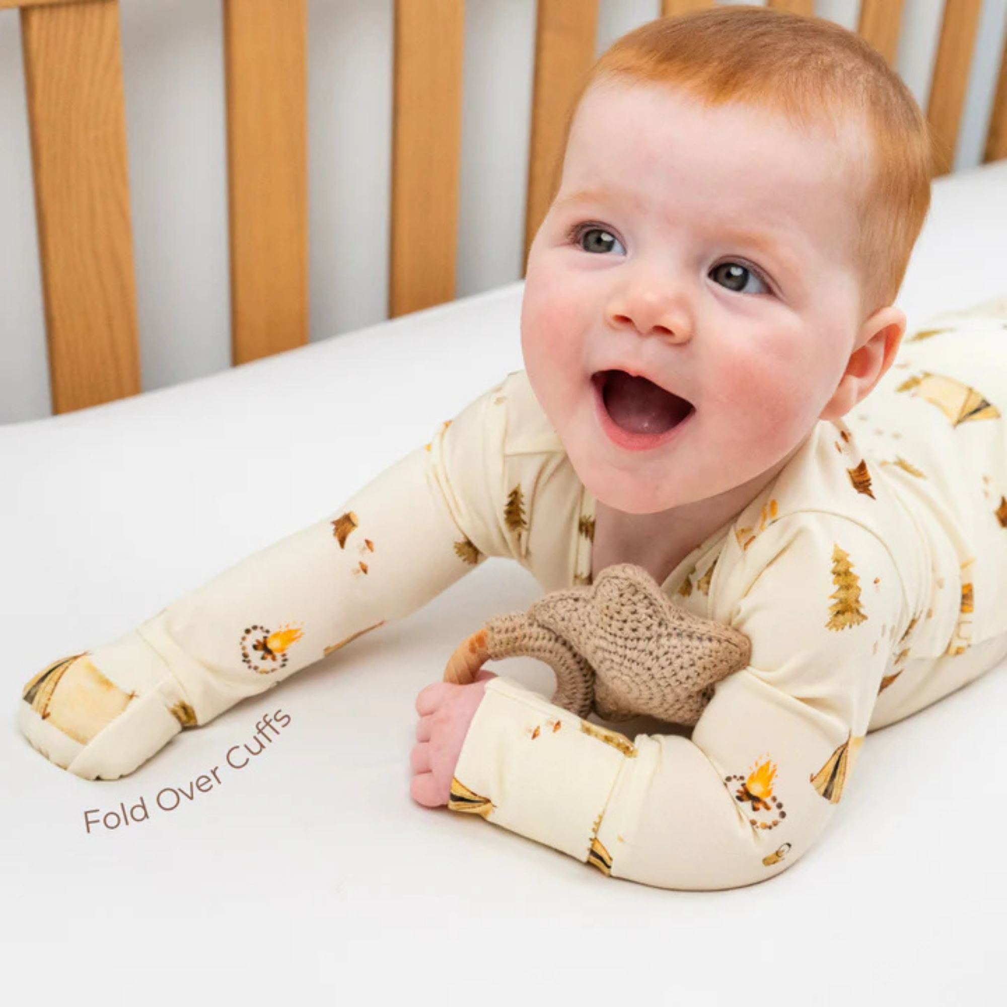 BELAN J Footed Zipper Sleeper - Day Camp