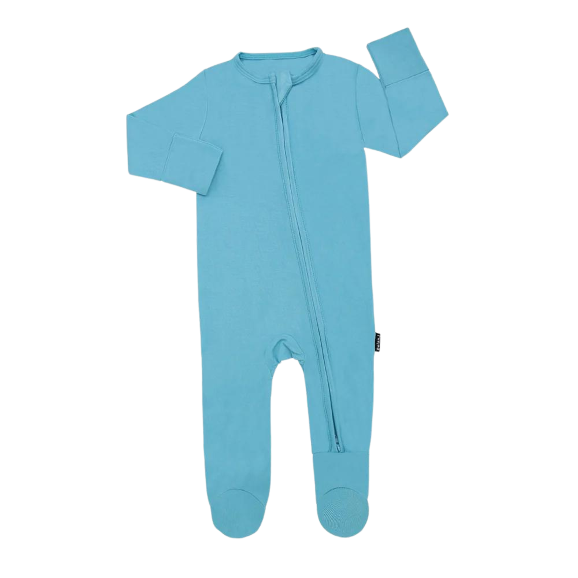 BELAN J Footed Zipper Sleeper - Electric Blue