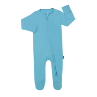 Thumbnail for BELAN J Footed Zipper Sleeper - Electric Blue