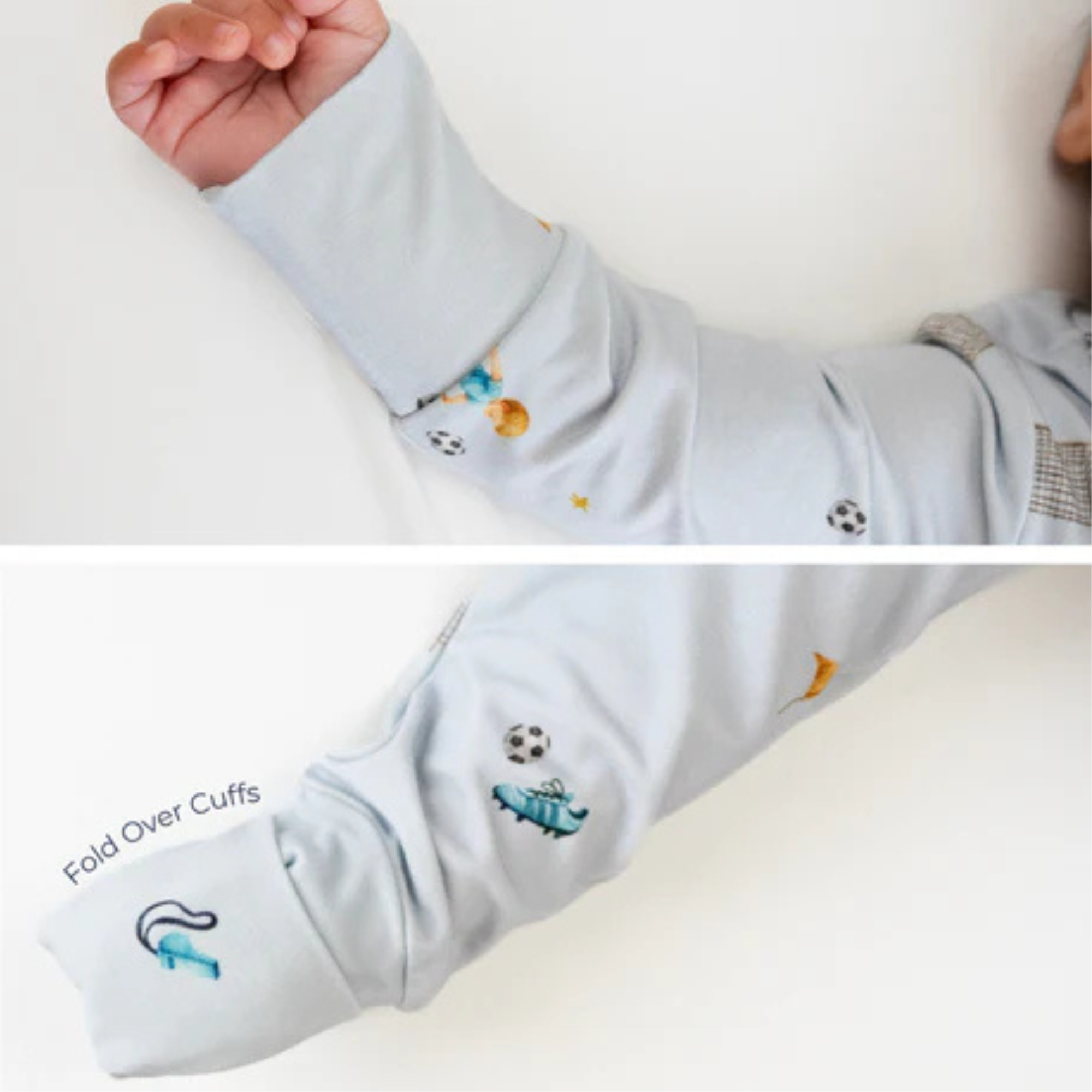 BELAN J Footed Zipper Sleeper - Go Team