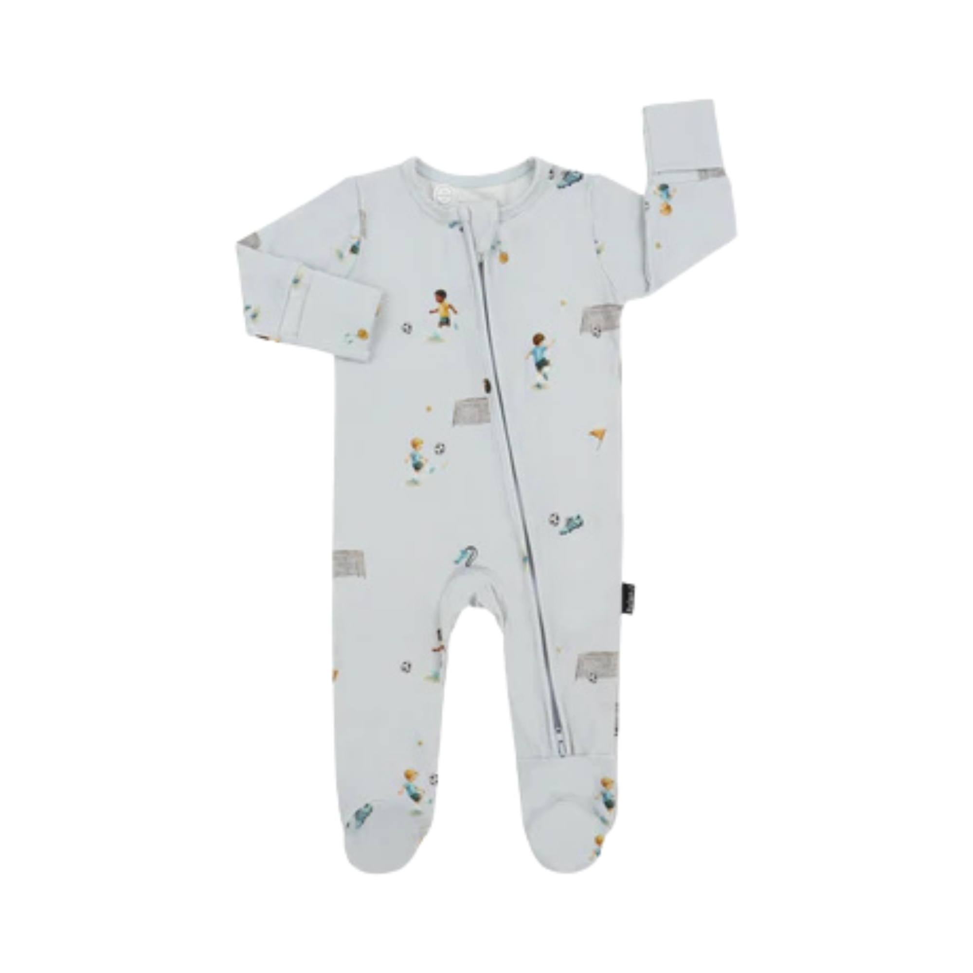 BELAN J Footed Zipper Sleeper - Go Team