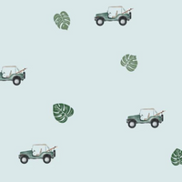 Vignette pour Couchette-lit à fermeture éclair sur pieds BELAN J - Jeep verte