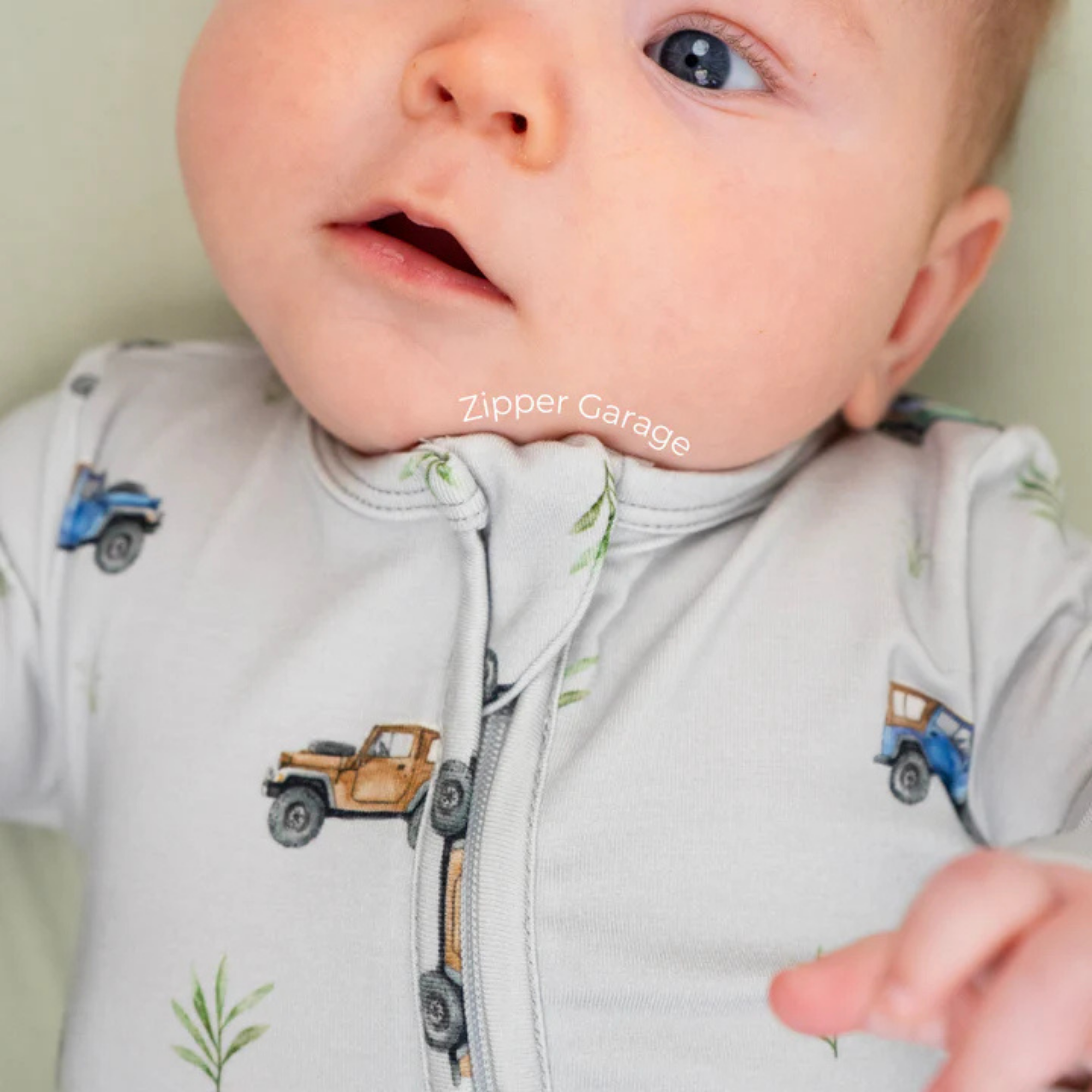 BELAN J Footed Zipper Sleeper - Jeeps