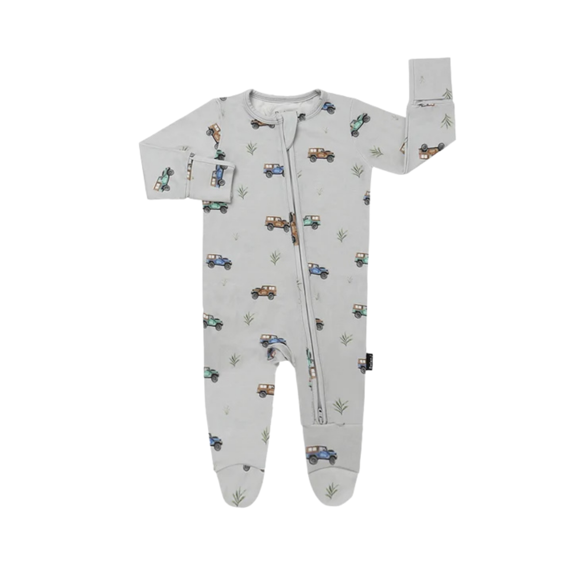BELAN J Footed Zipper Sleeper - Jeeps