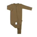 BELAN J Footless Sleeper with Fold-Over Cuffs - Basil
