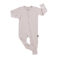 Thumbnail for BELAN J Footless Sleeper with Fold-Over Cuffs - Oat