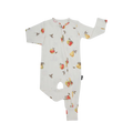 BELAN J Footless Sleeper with Fold-Over Cuffs - Orchard