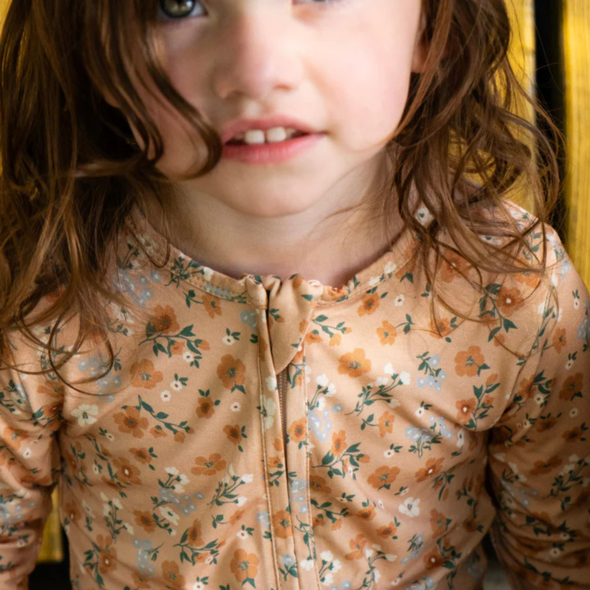 BELAN J Footless Zipper Sleeper - Amber Garden