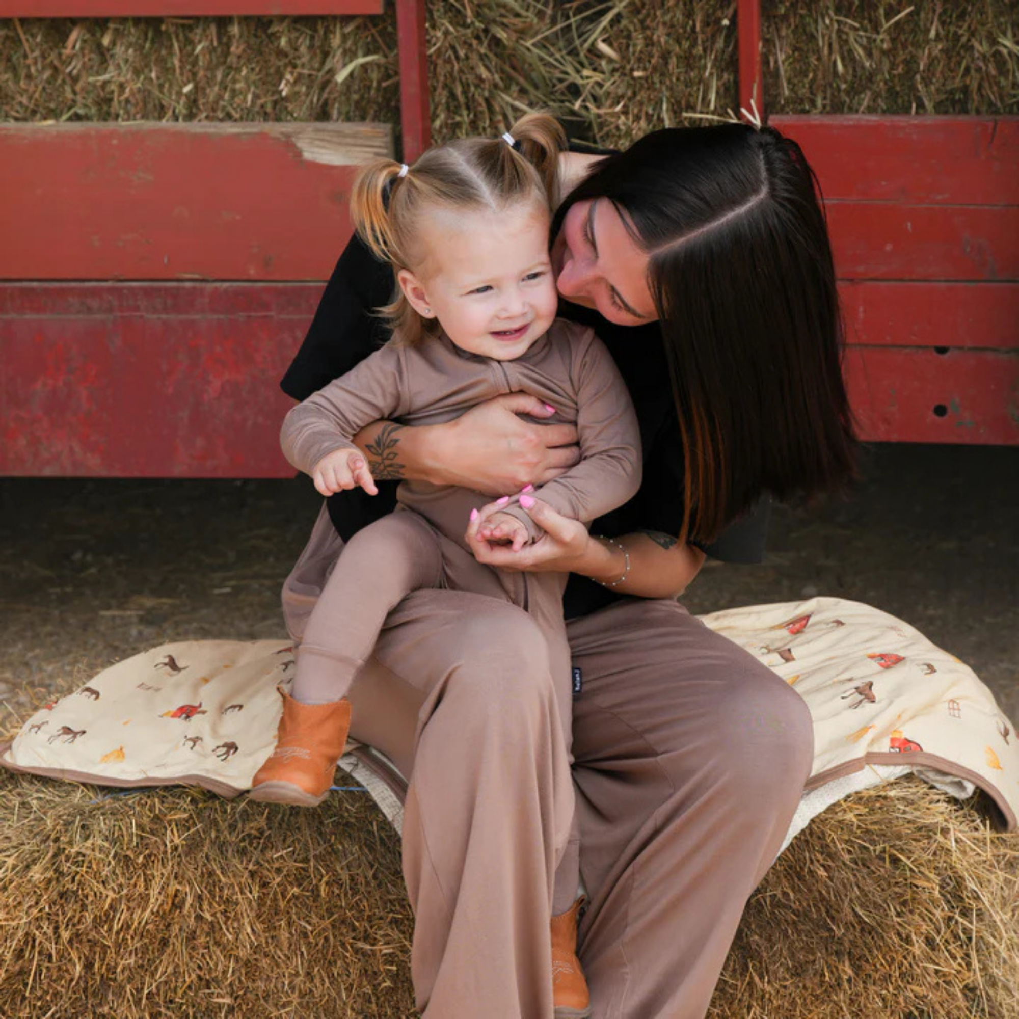 Dormeuse sans pieds à fermeture éclair BELAN J - Noisette