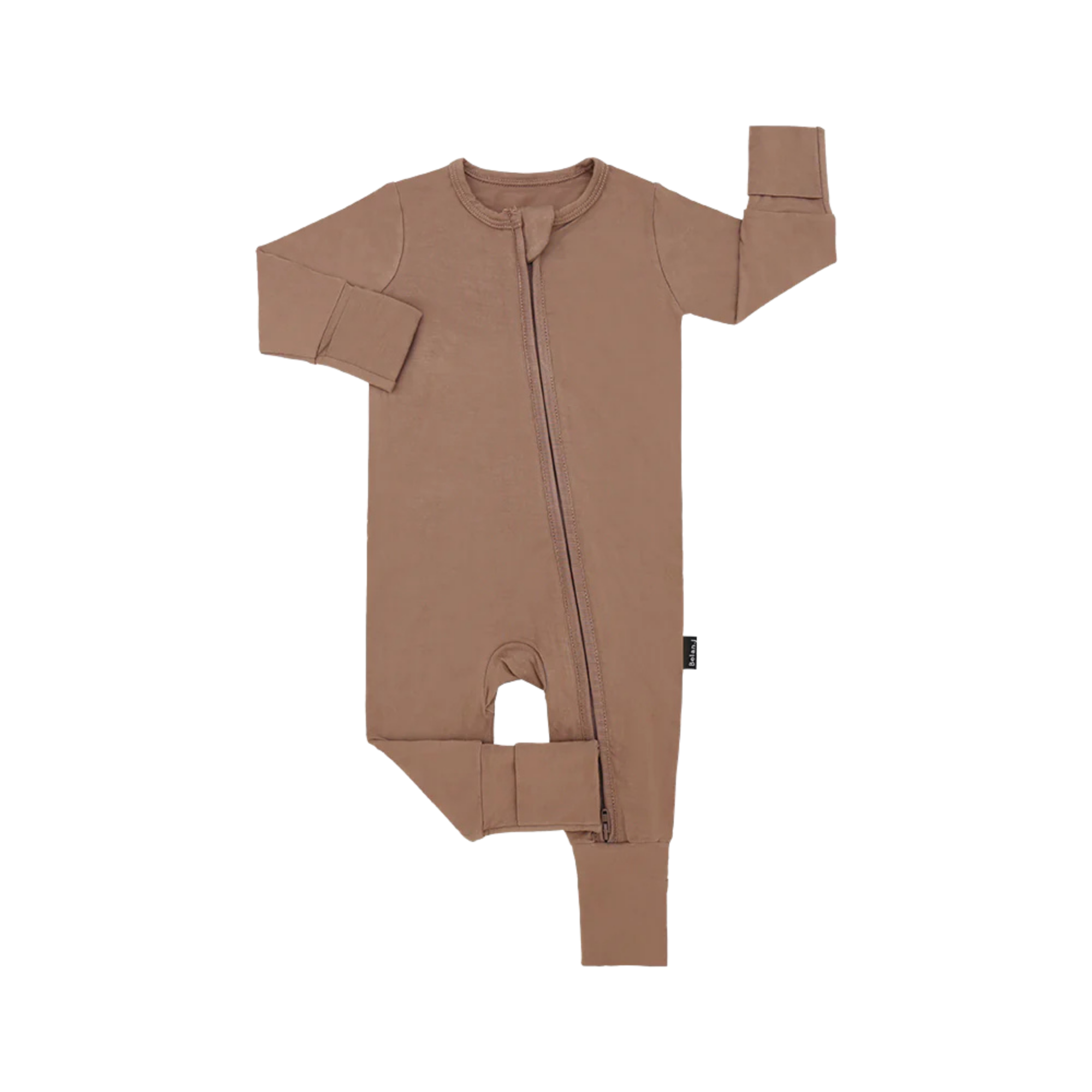 Dormeuse sans pieds à fermeture éclair BELAN J - Noisette