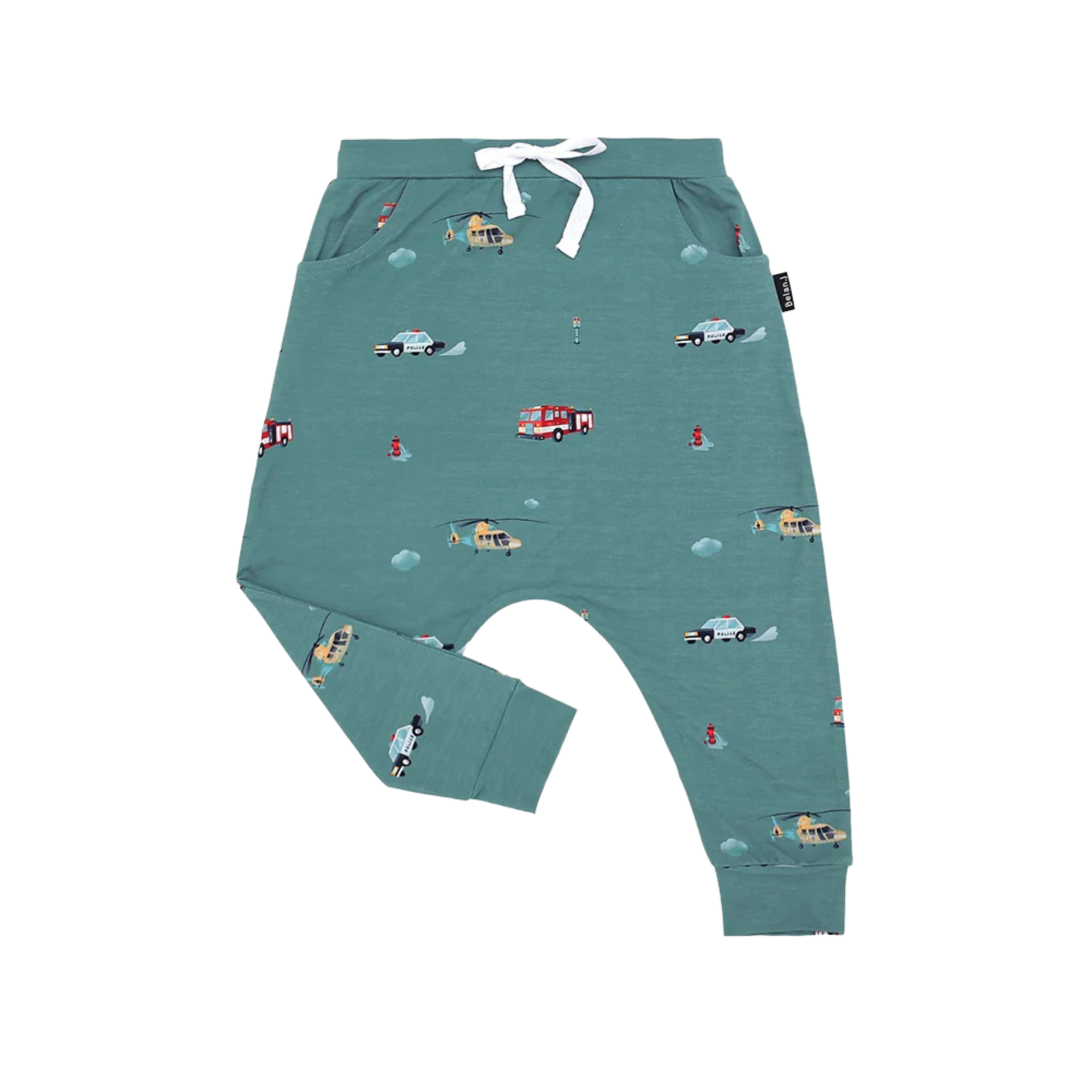 BELAN J Harem Pants 6-12m - Emergency Vehicles