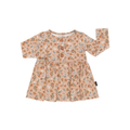 BELAN J Long Sleeve Baby Peplum Dress - Amber Garden