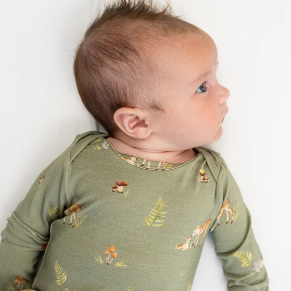 BELAN J Long Sleeve Onesie - Forest Friends