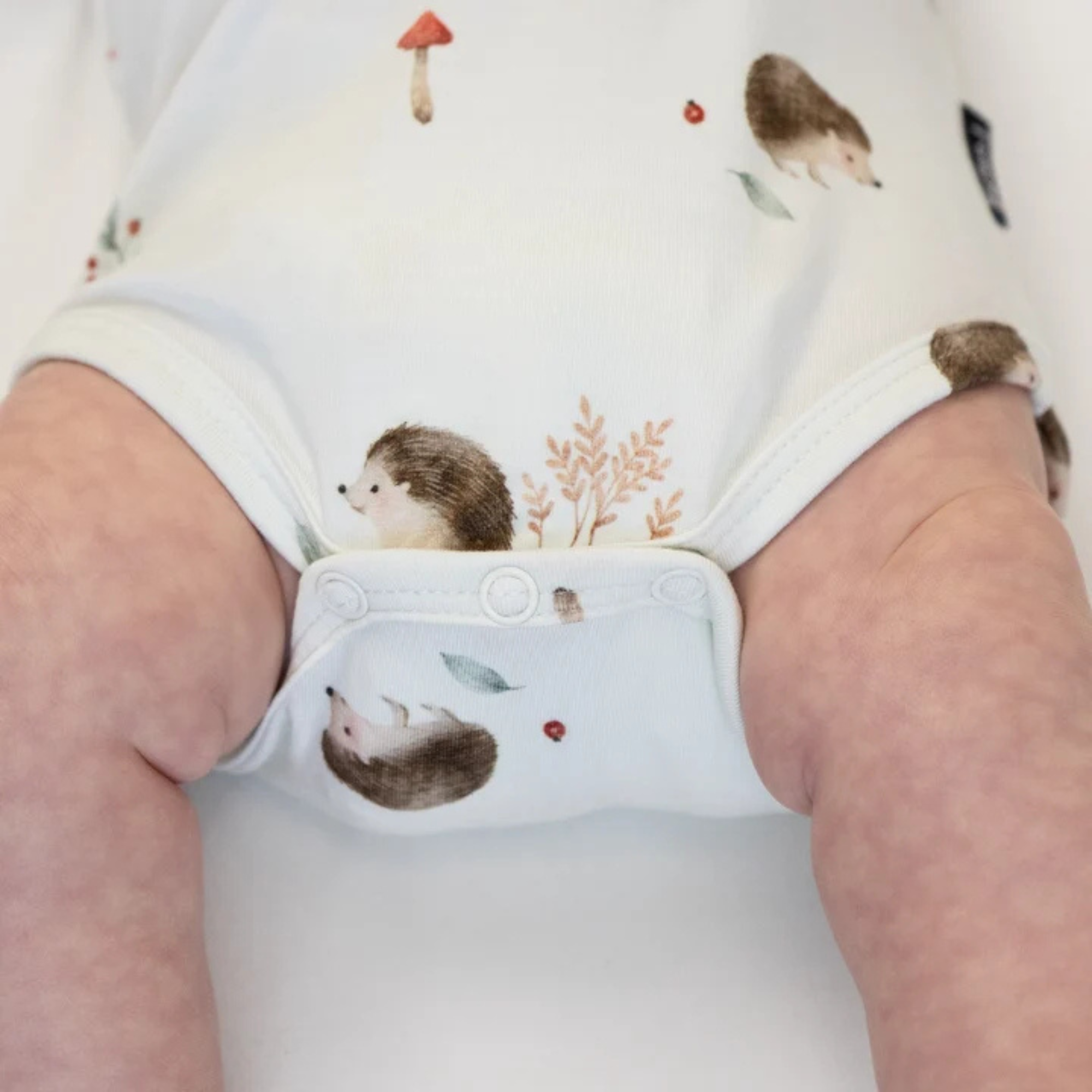 BELAN J Long Sleeve Onesie - Hedgehogs