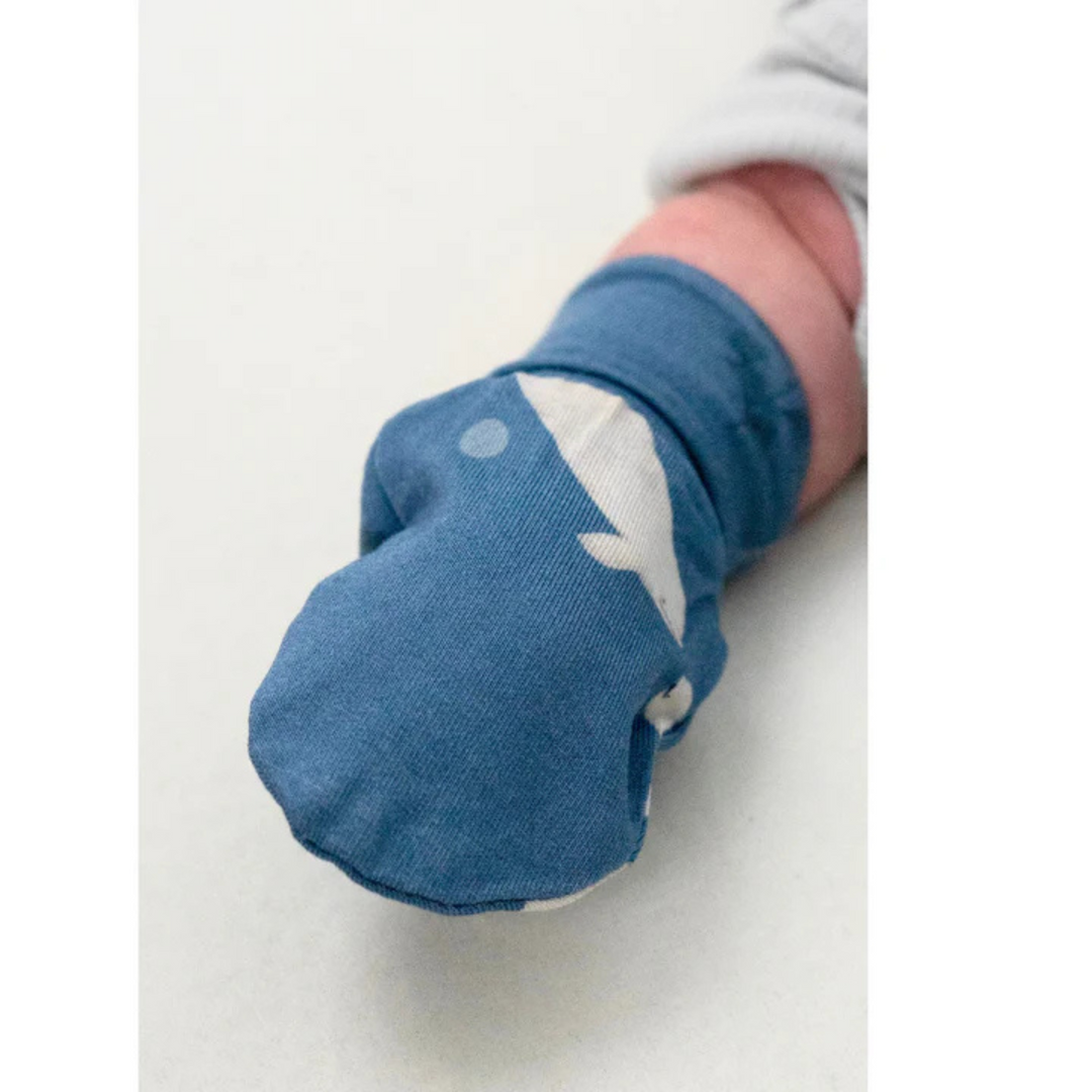 BELAN J Non-scratch Mittens - Belugas