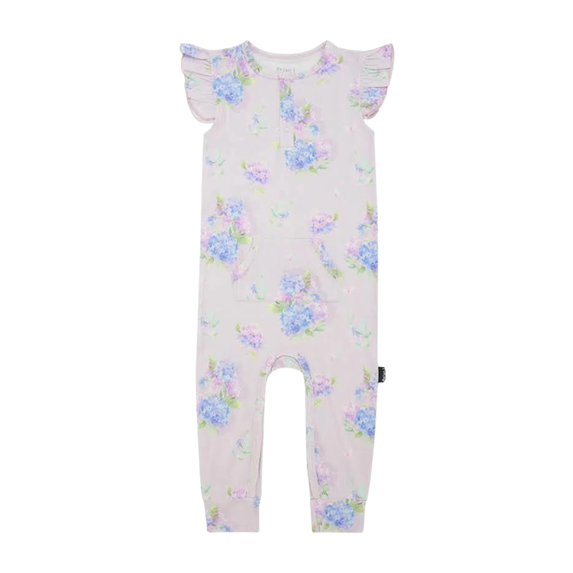 Combinaison à manches volantées et poches BELAN J - Hortensias