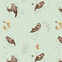Thumbnail for BELAN J Short Sleeves Onesie - Otters