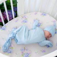 Thumbnail for BELAN J Sleep Gown - Hydrangea Blue