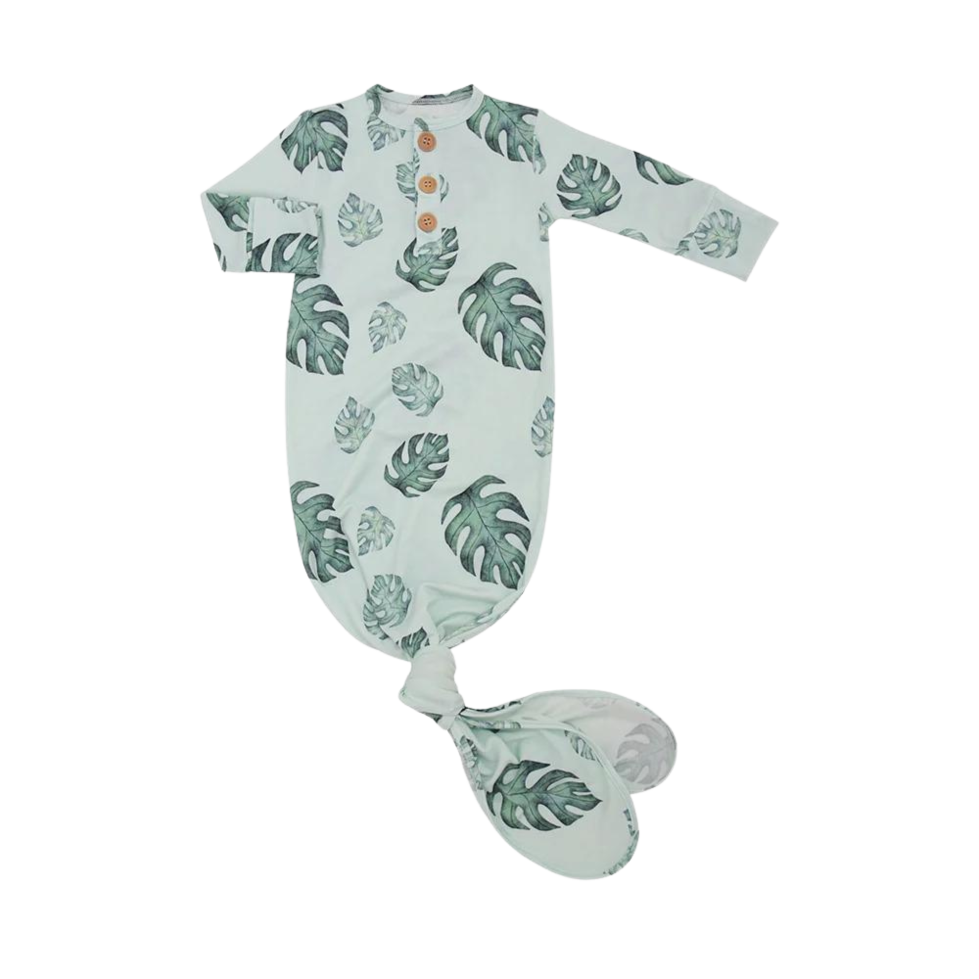 BELAN J Sleep Gown - Tropical Leaves