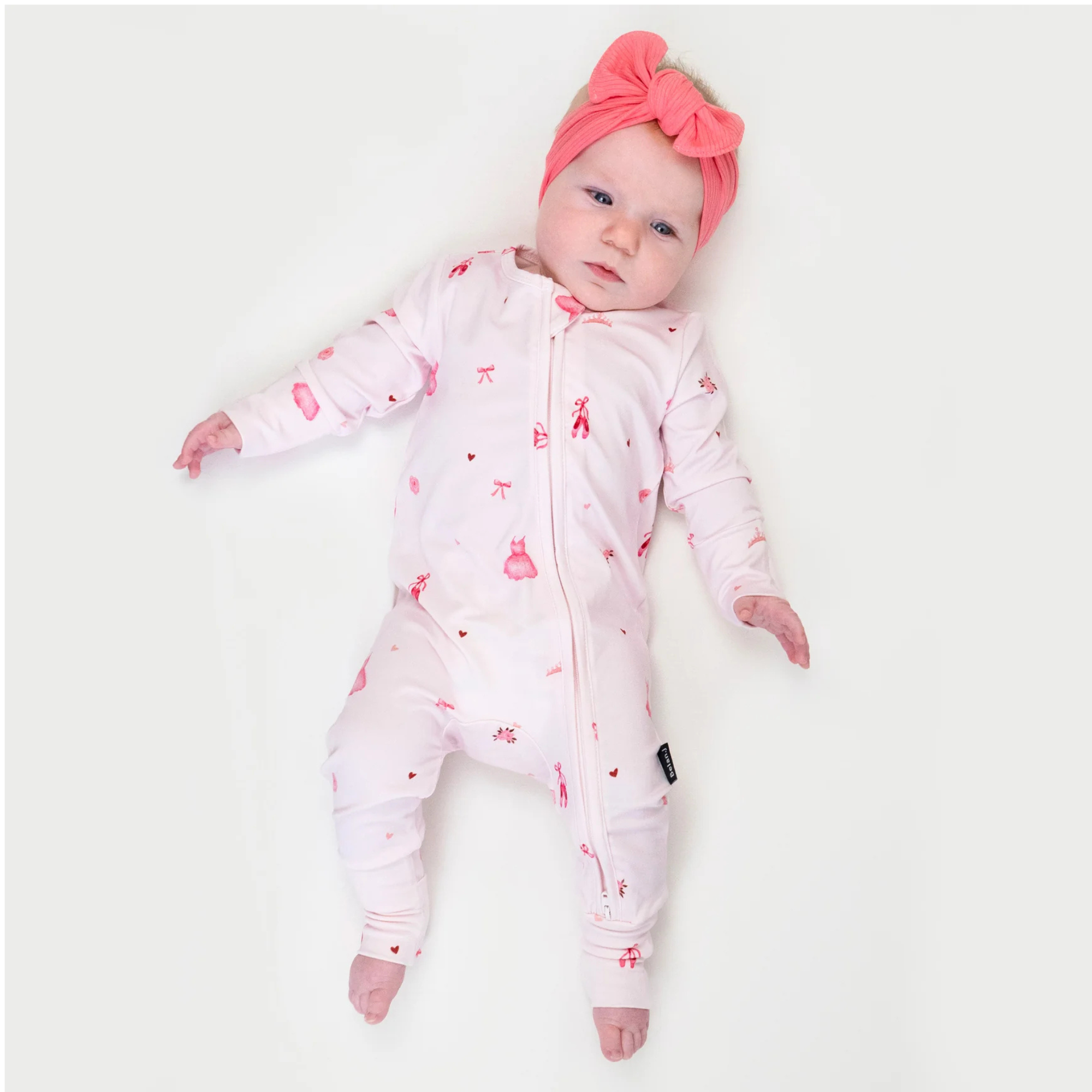 BELAN J Sleeper with Fold-Over Cuffs - Ballerina