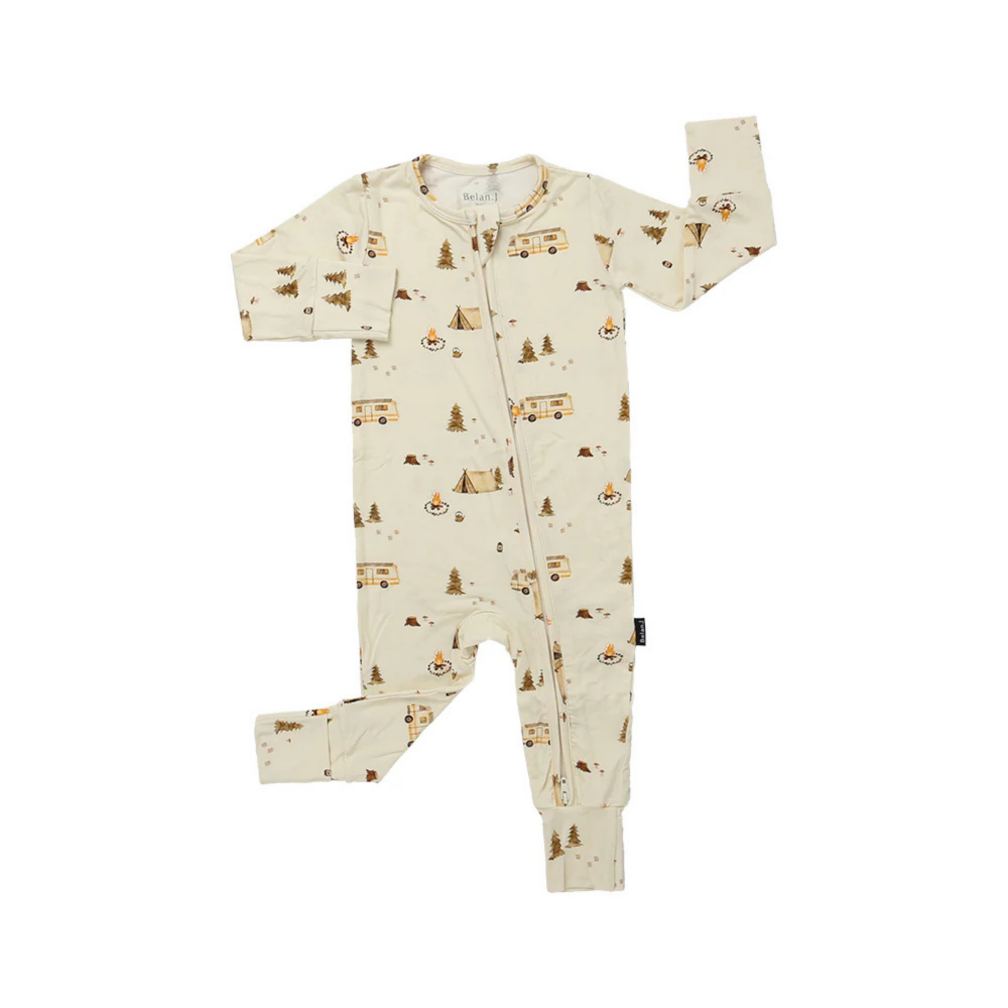 BELAN J Sleeper with Fold-Over Cuffs - Day Camp
