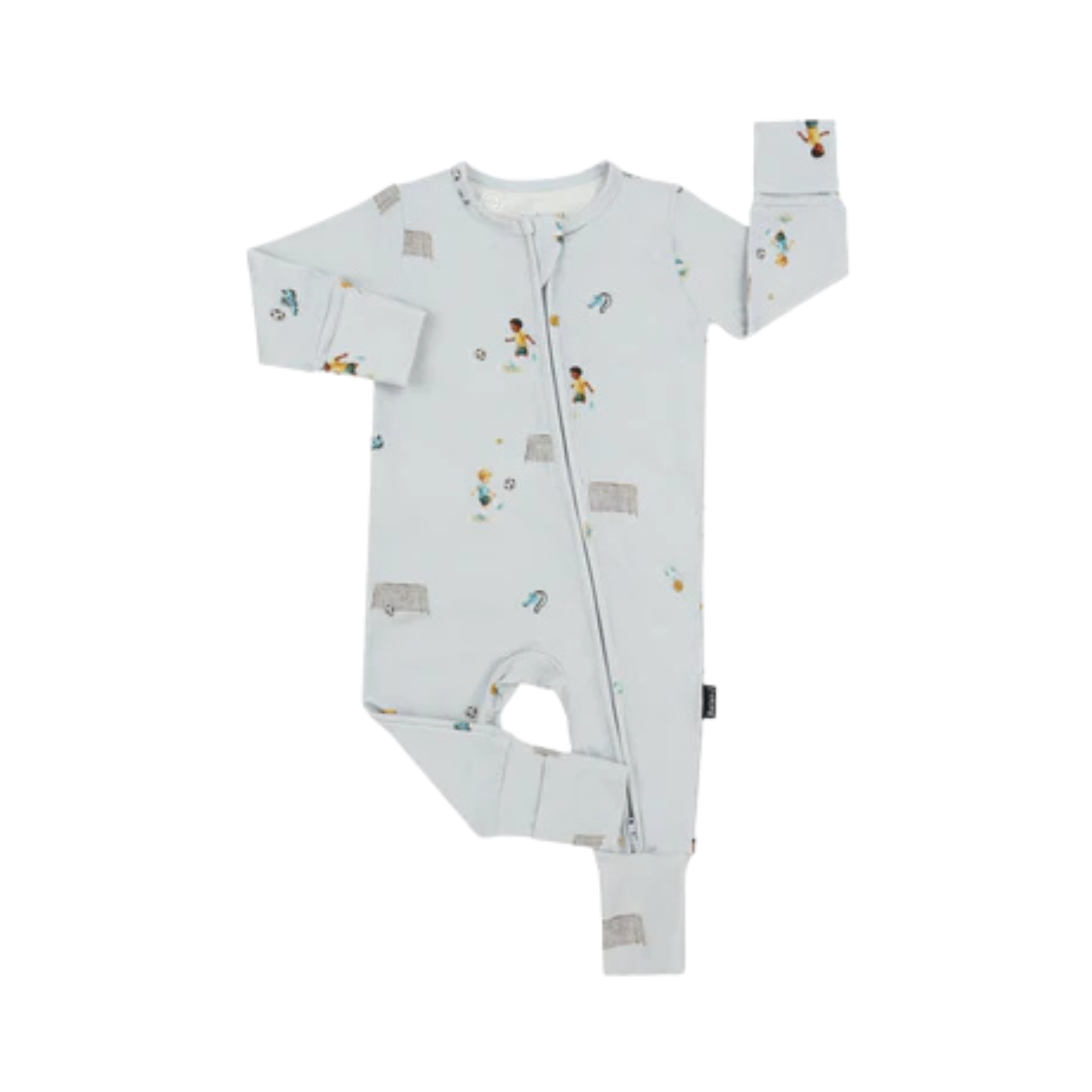 BELAN J Sleeper with Fold-Over Cuffs - Go Team