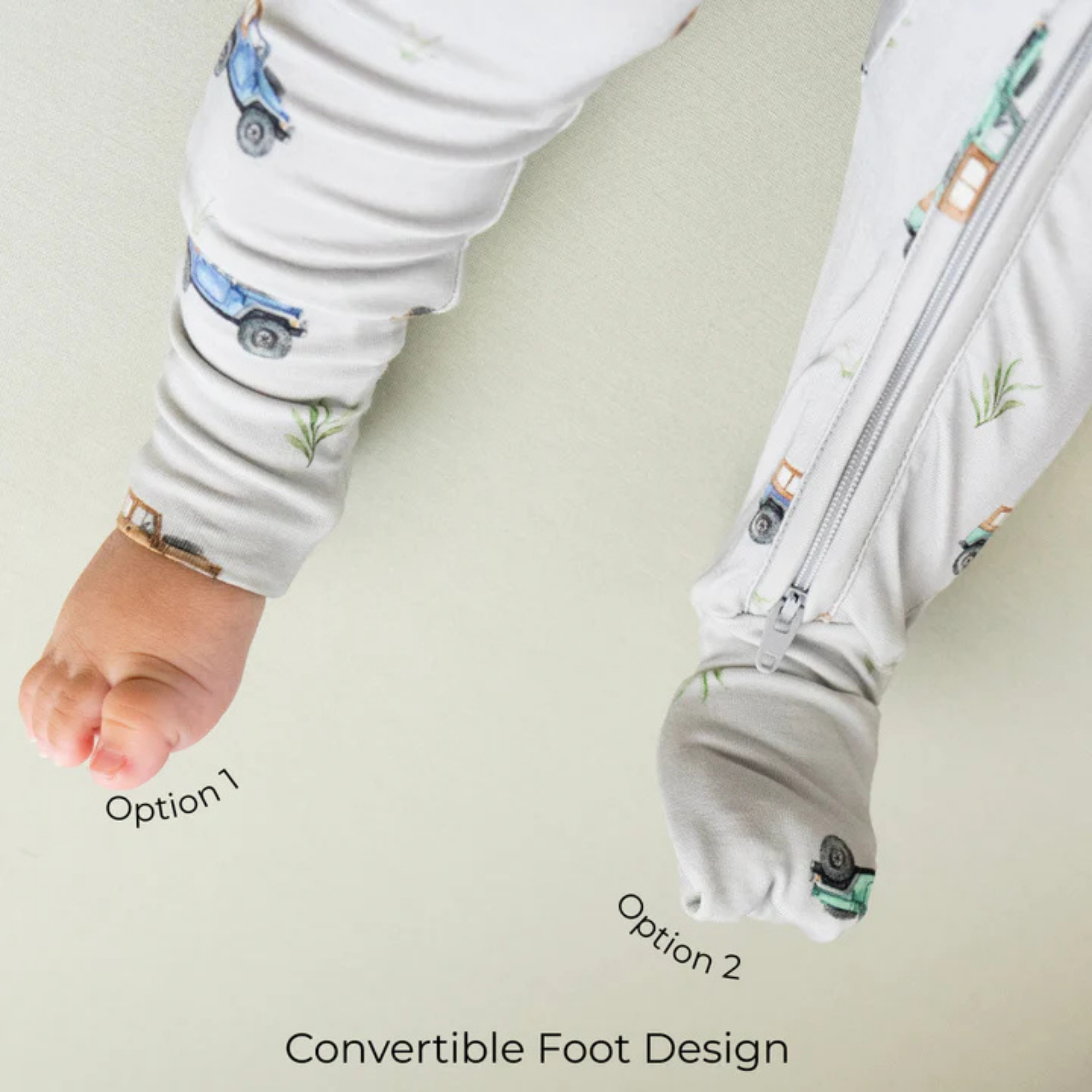 BELAN J Sleeper with Fold-Over Cuffs - Jeeps