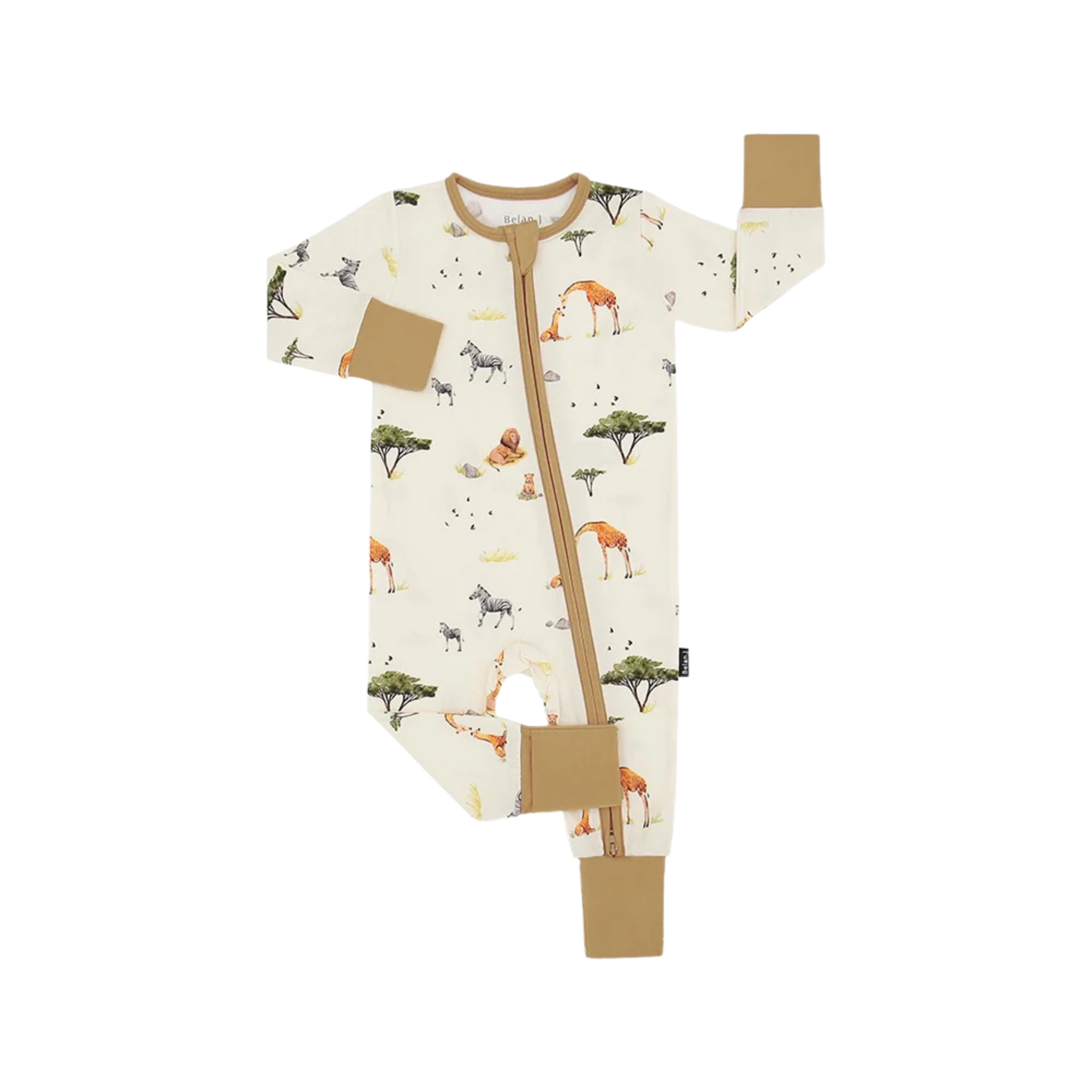 Dormeuse BELAN J avec revers rabattables - Safari