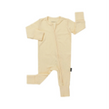 BELAN J Sleeper with Fold-Over Cuffs - Vanilla