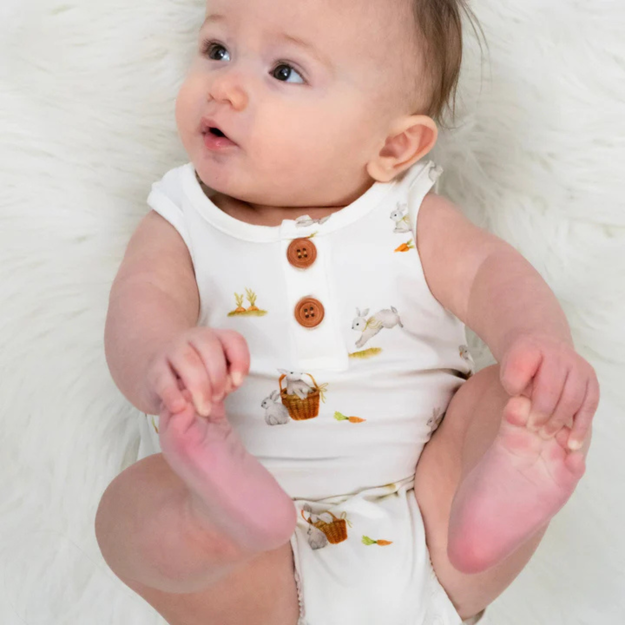 BELAN J Sleeveless Bubble - Garden Bunnies