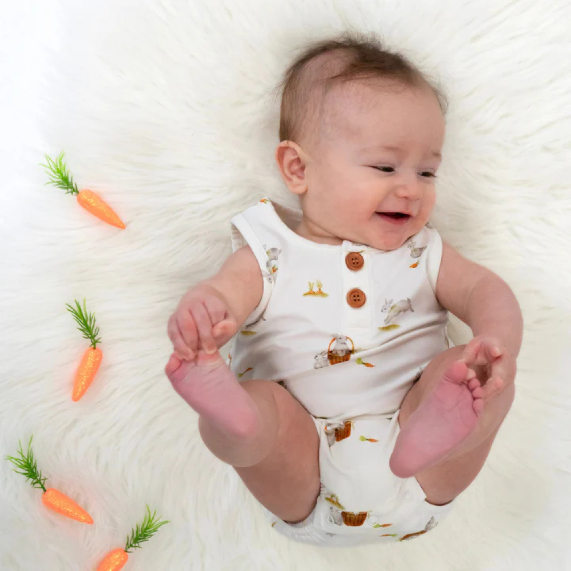 BELAN J Sleeveless Bubble - Garden Bunnies