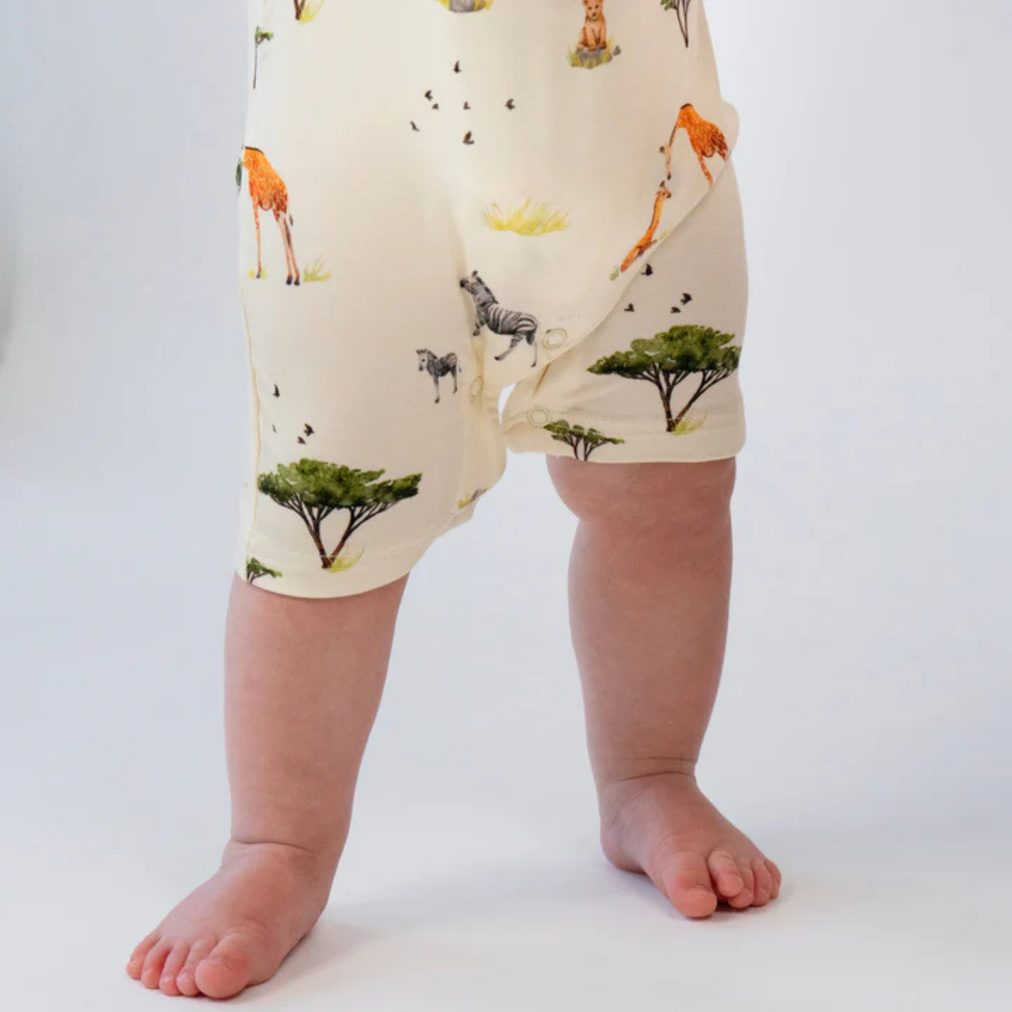 BELAN J Barboteuse courte sans manches - Safari