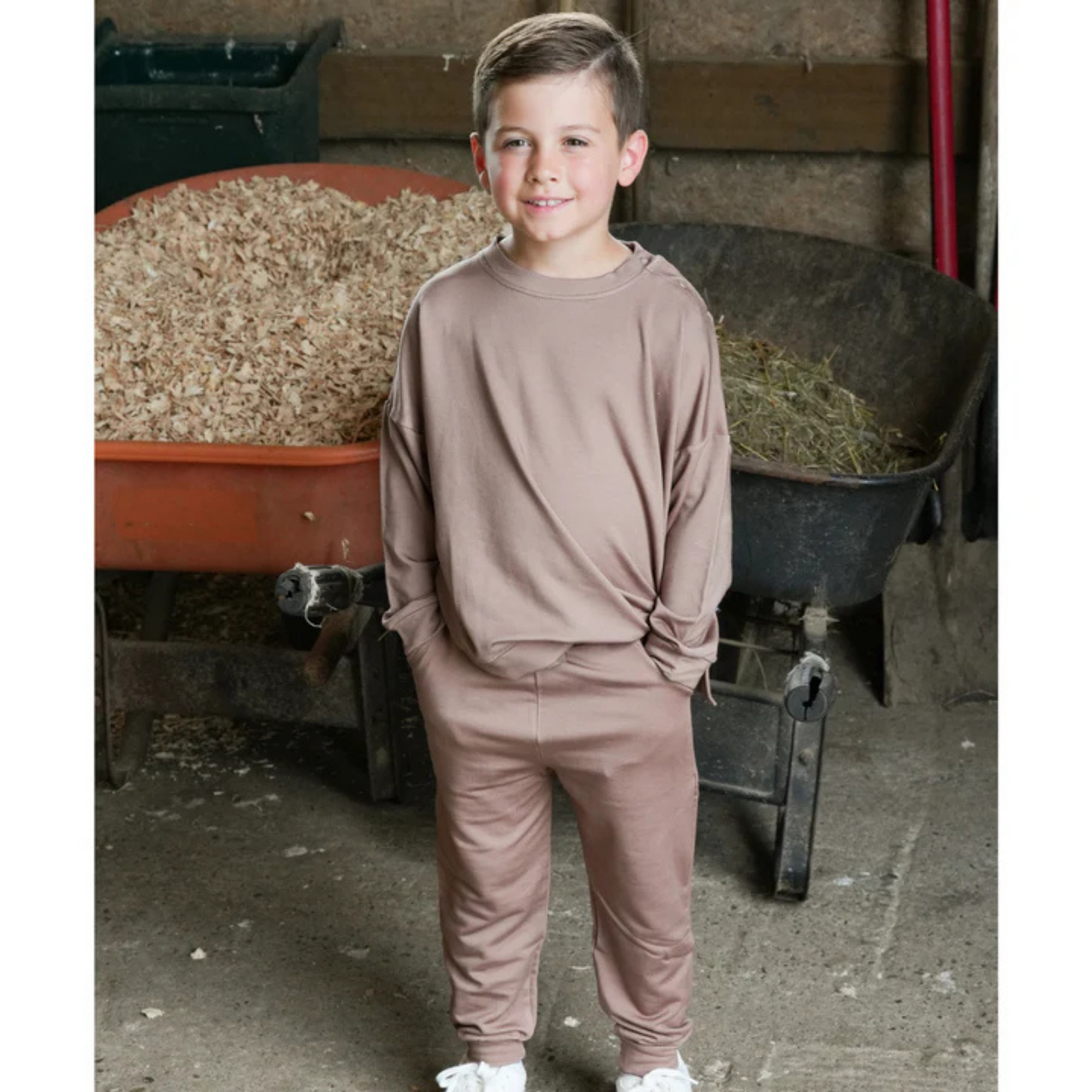 BELAN J Sweatpants - Hazel