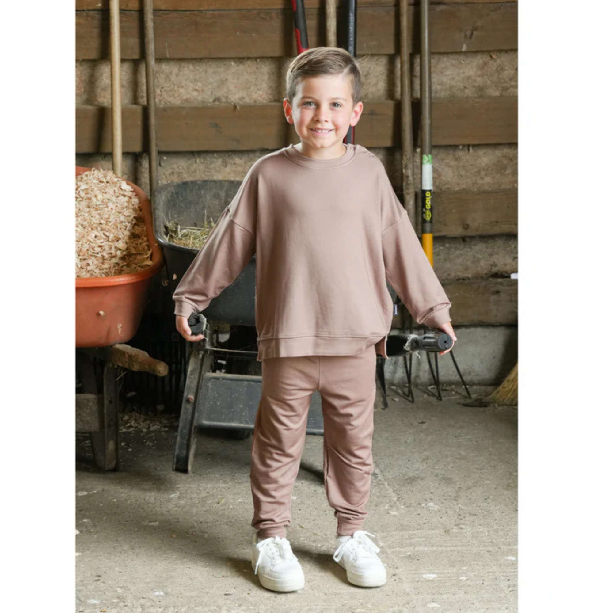 BELAN J Sweatpants - Hazel