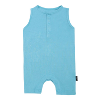 Thumbnail for BELAN J Tank Shortall Romper - Electric Blue