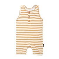 Thumbnail for BELAN J Tank Shortall Romper - Sun Stripe