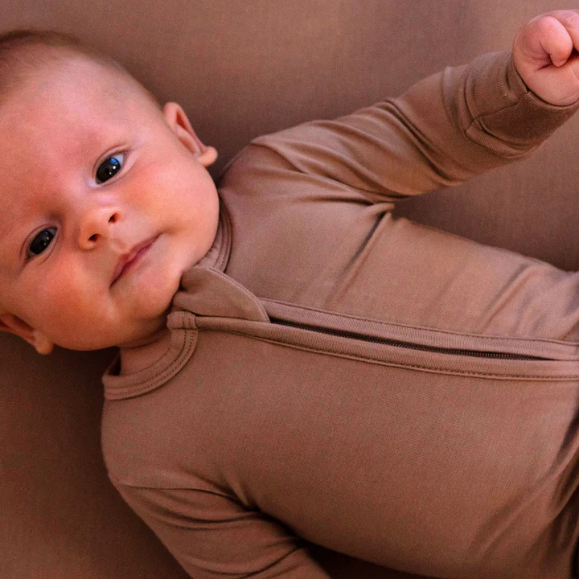 Dormeuse à fermeture éclair BELAN J - Noisette