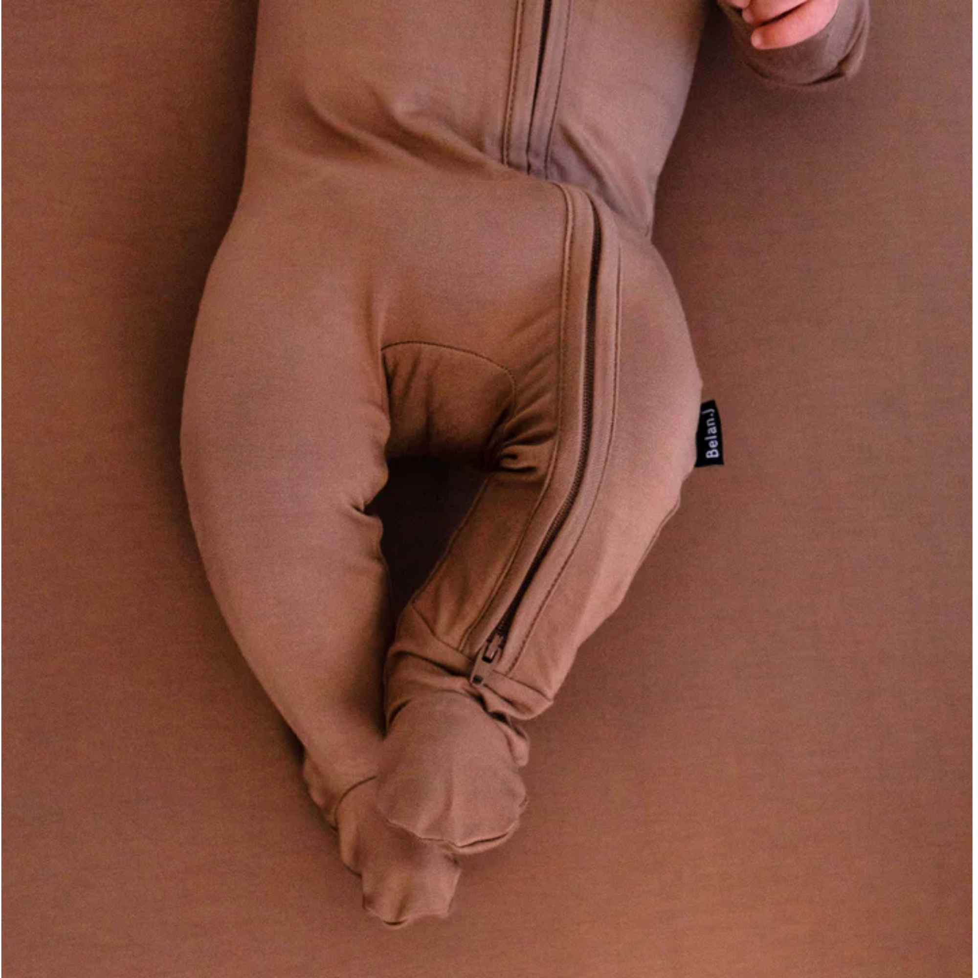 Dormeuse à fermeture éclair BELAN J - Noisette