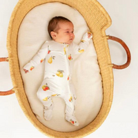 Thumbnail for BELAN J Footed Zipper Sleeper - Orchard