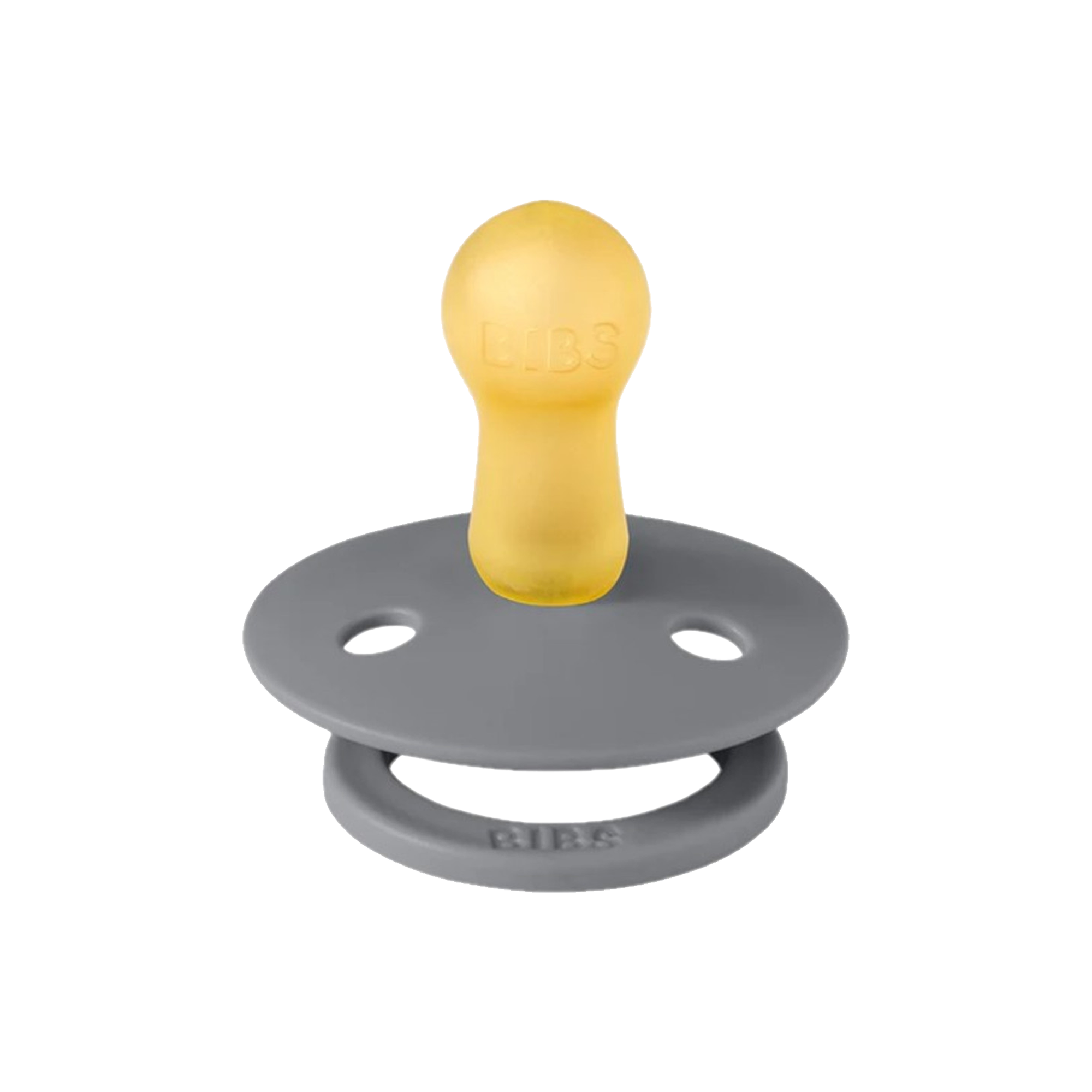 BIBS Colour Pacifier Latex 2pk - Smoke
