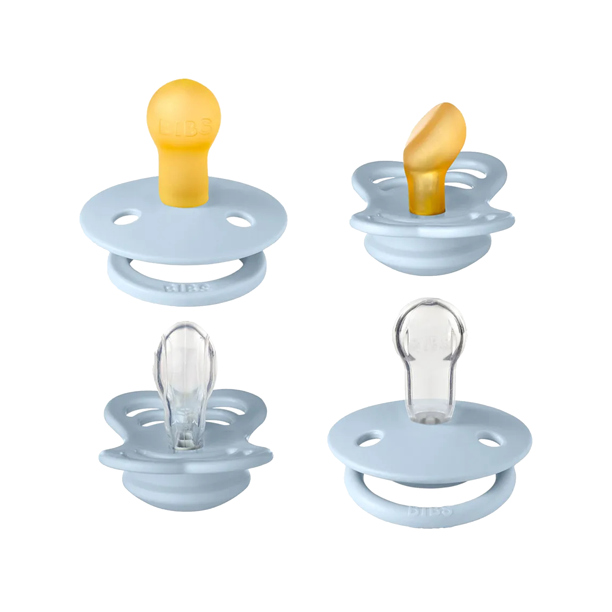 BIBS Try-It Collection - 4pk - Size 1 - Baby Blue