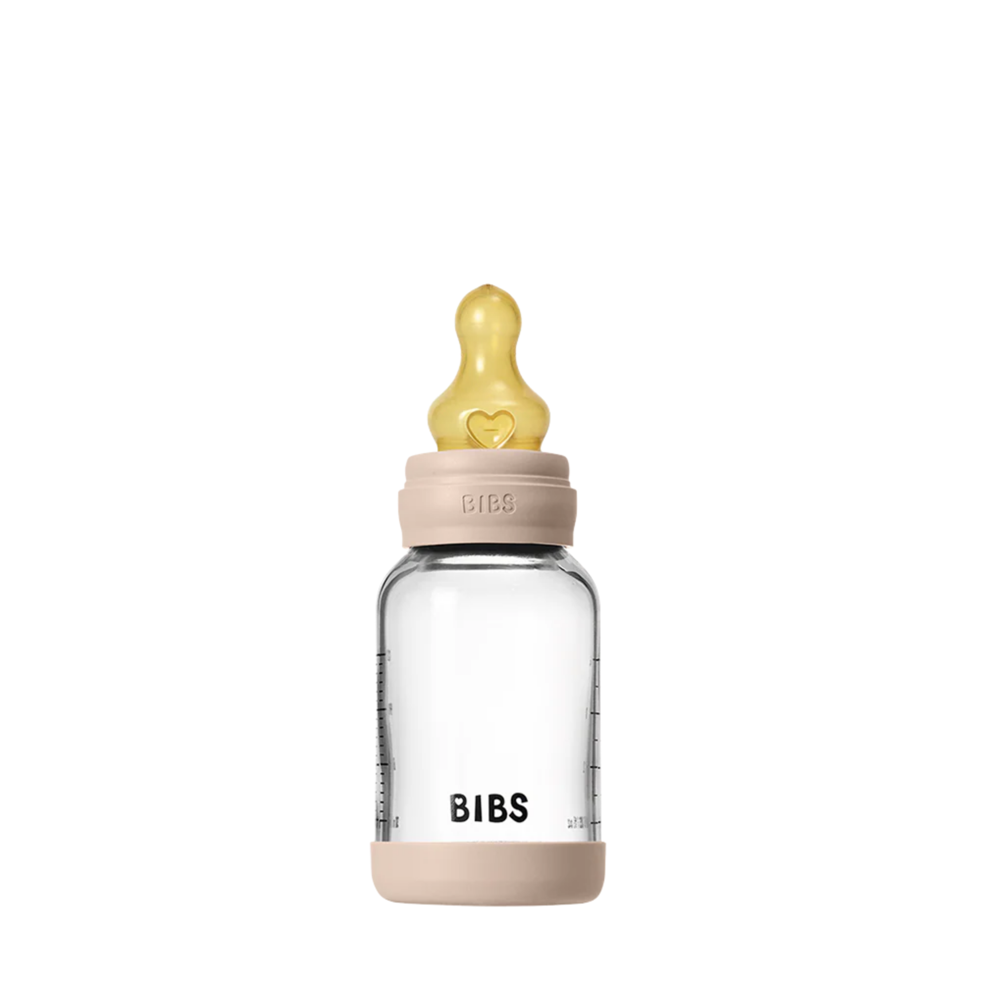 BIBS Glass Baby Bottle Latex 1-Pack