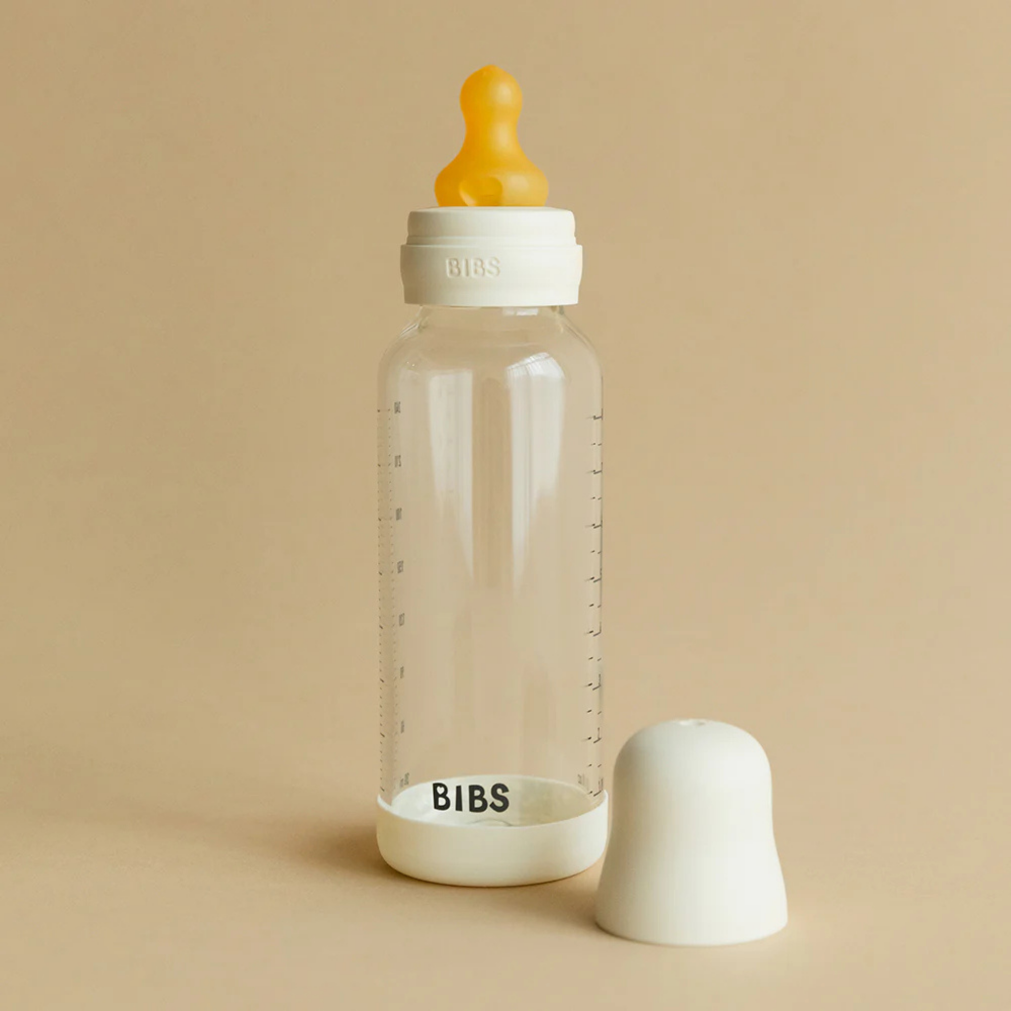 BIBS Glass Baby Bottle Latex 1-Pack