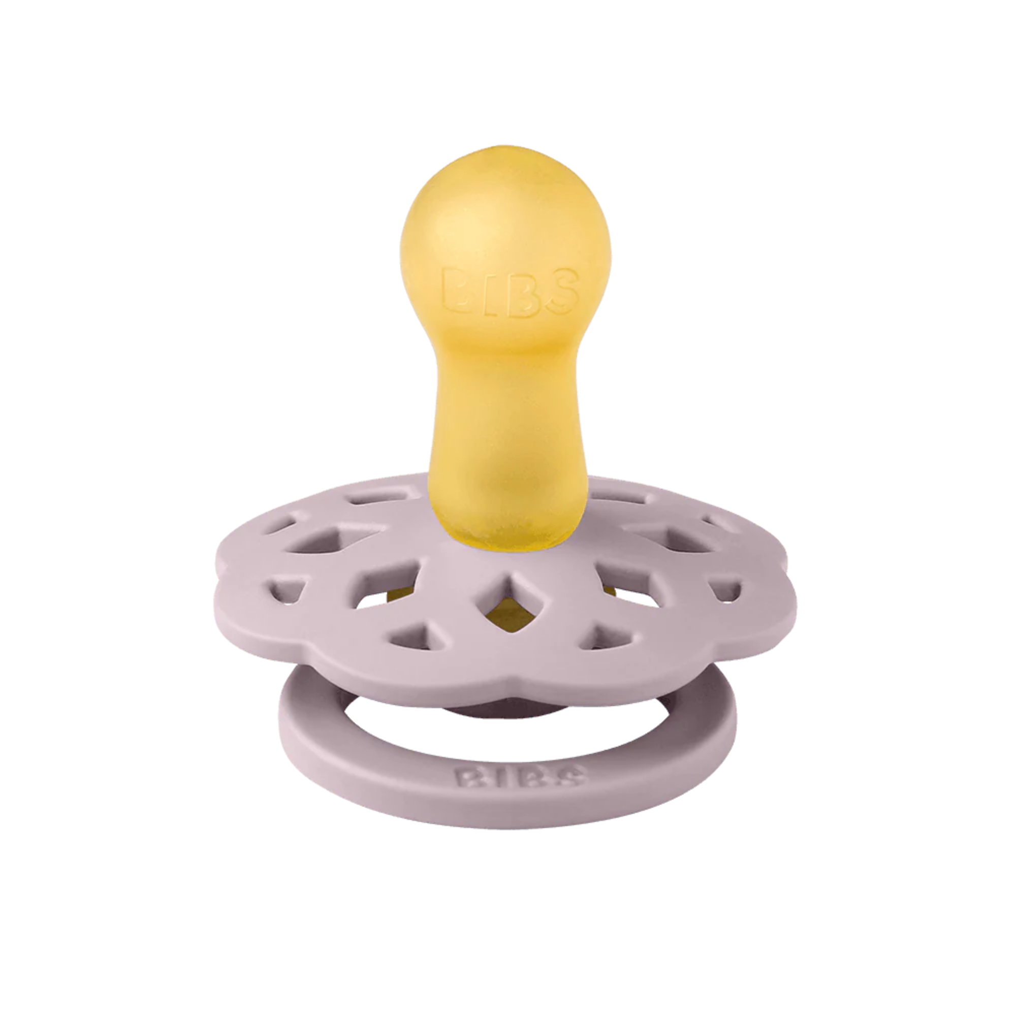 BIBS Pacifier Boheme Latex 2-PK - Blossom / Dusky Lilac