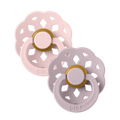 BIBS Pacifier Boheme Latex 2-PK - Blossom / Dusky Lilac