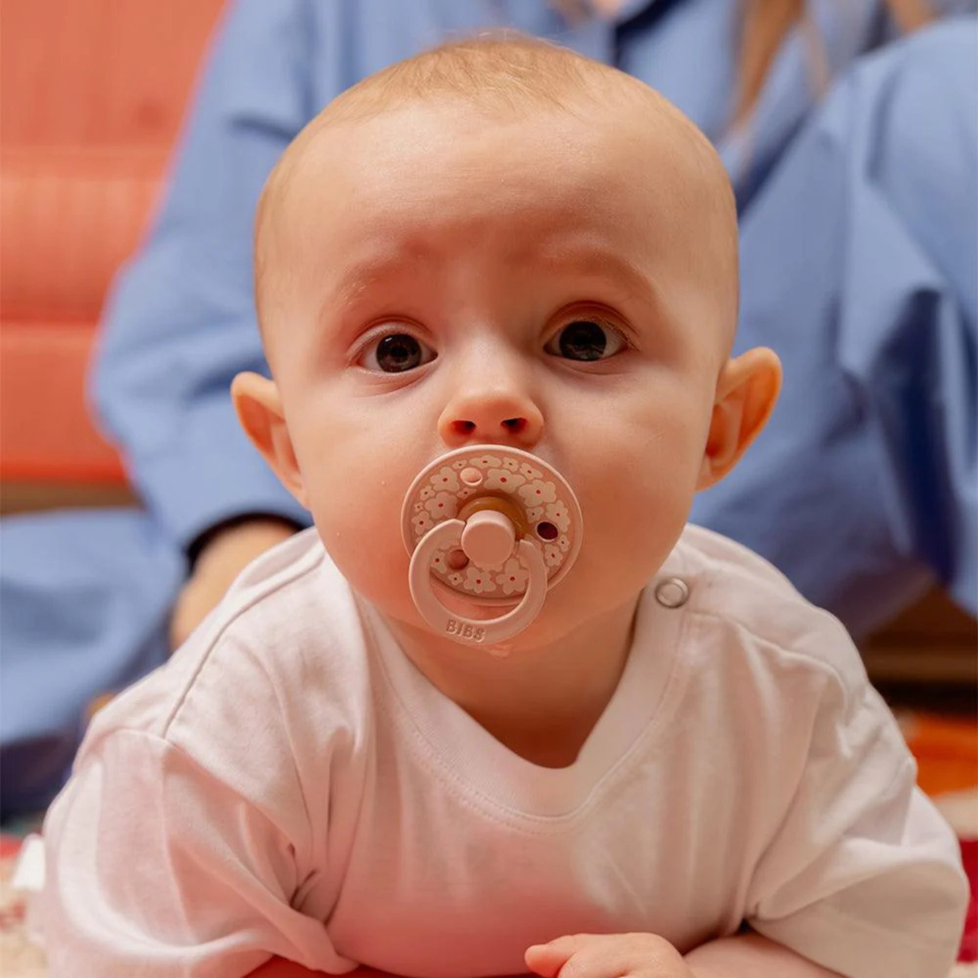 BIBS Studio Colour Pacifier Latex 2pk - Jasmine Blush Mix