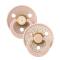 BIBS Studio Colour Pacifier Latex 2pk - Jasmine Blush Mix