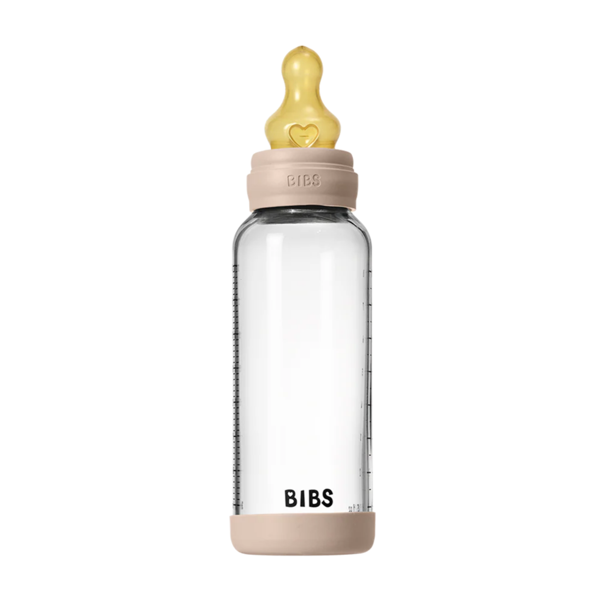 BIBS Glass Baby Bottle Latex 1-Pack