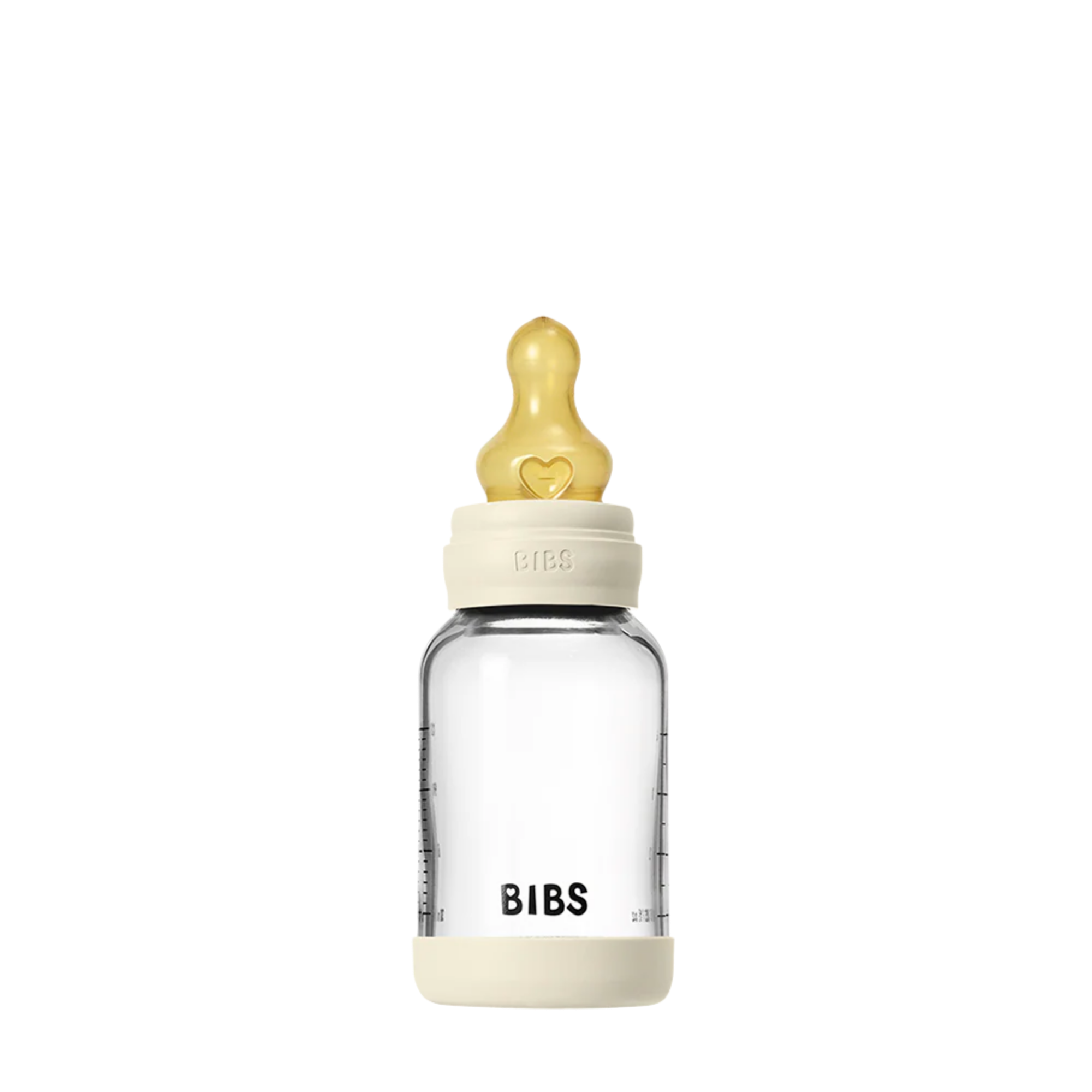 BIBS Glass Baby Bottle Latex 1-Pack